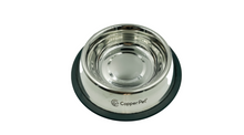 Load image into Gallery viewer, Copper Water Bowl and Stainless Steel Food Bowl